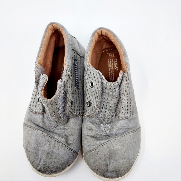 ⭐️5/$20 Tom's Gray High Top Sneakers Size 10 - Picture 5 of 10